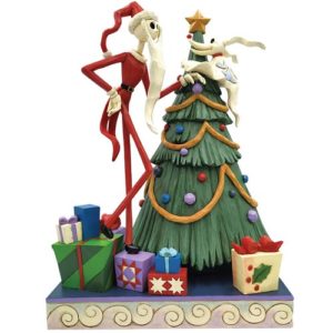Disney Traditions Santa Jack and Zero by Jim Shore Statue