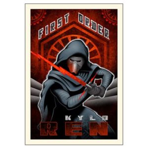 Star Wars: TFA First Order Ren Small Canvas Giclee Art Print