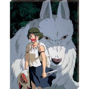 Princess Mononoke Moro and San Artboard 366-Piece Puzzle