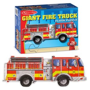 Giant Fire Truck Floor Puzzle