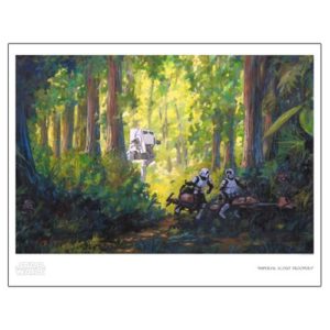 Star Wars Imperial Scout Troopers Paper Giclee Art Print