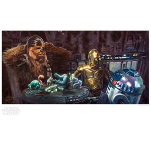 Star Wars Let the Wookiee Win Paper Giclee Art Print