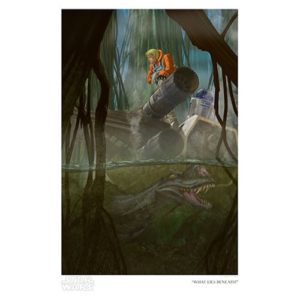 Star Wars What Lies Beneath by Peter Ferk Paper Giclee Print