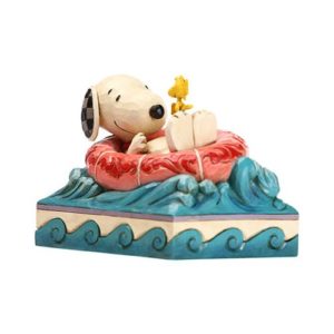 Peanuts Snoopy and Woodstock in Floatie by Jim Shore Statue