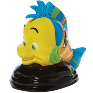 Disney Little Mermaid Flounder by Romero Britto Mini-Statue