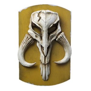 Star Wars Mandalorian Skull 11-Inch Plaque