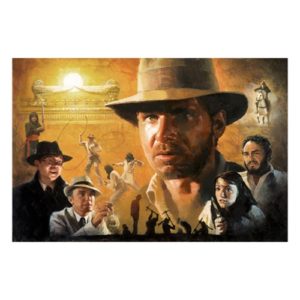 Indiana Jones Ark of the Covenant Canvas Giclee Art Print