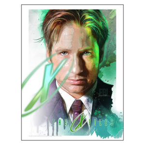 The X-Files I Want to Believe Lithograph Art Print