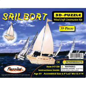 Sailboat – 3D Wooden Puzzle
