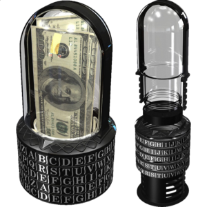 Puzzle Pod Cryptex – Brain Teaser Puzzle & Coin Bank