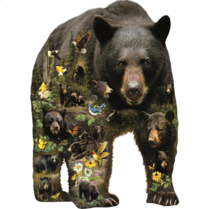 Forest Bear – Shaped Jigsaw Puzzle