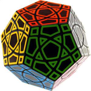 Curvy Starminx – Black Body in Frame Sticker