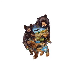 Bear Family Adventure – Shaped Puzzle