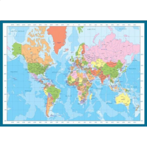 Modern Map Of The World