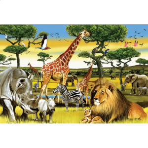 Floor Puzzle: African Plains