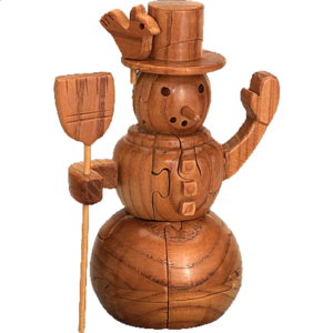 Snowman – 3D Wooden Jigsaw Puzzle