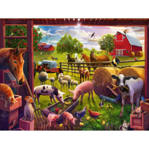 Animals of Bells Farm – Super Sized Floor Puzzle