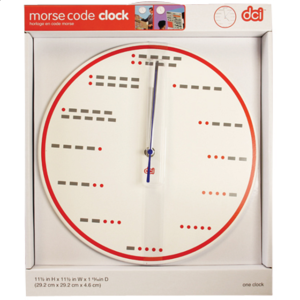 Morse Code Clock