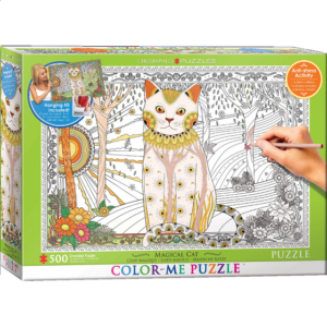 Color-Me Puzzle – Magical Cat