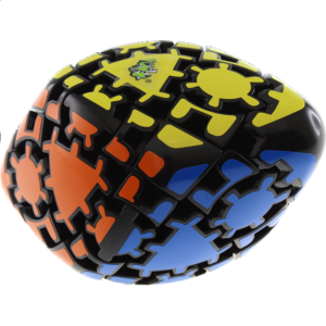 Curvy Gear Rhombohedron – Black Body