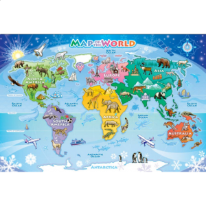 Floor Puzzle: Map of the World
