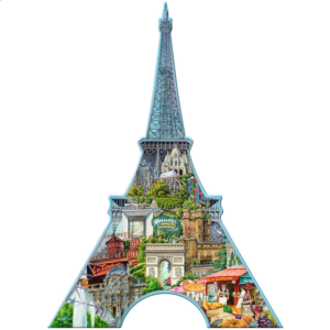 Silhouette Puzzle – Eiffel Tower, Paris