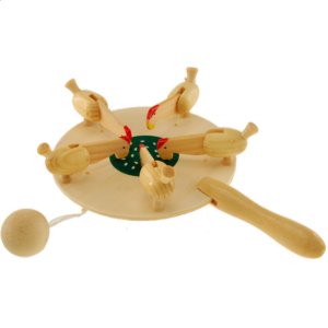 Chicken Eat Rice Wooden Toy