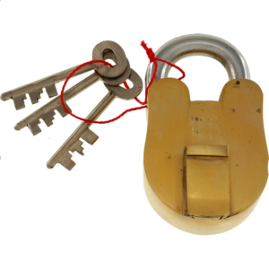 Brass 12 Lever Padlock