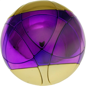 Traiphum Megaminx Ball – Metallized 2 Color – Middle Purple