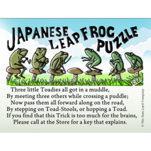 Japanese Leapfrog Puzzle