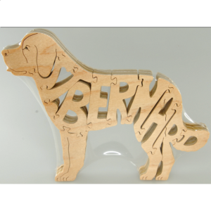 St. Bernard Dog – Wooden Jigsaw