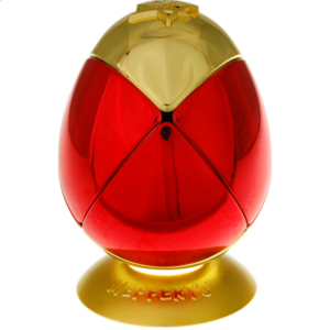 Metalised Egg 2x2x2 – Red & Gold