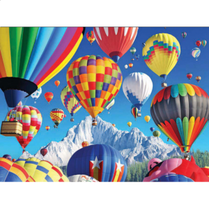 Balloons Galore: Ballons Over The Mountain