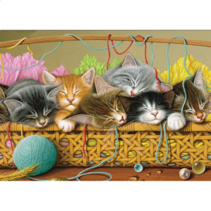 Kittens in Basket – Tray Puzzle