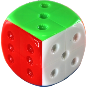 2x2x2 Dice Cube – Stickerless
