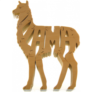 Llama – Wooden Jigsaw