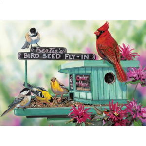 Bertie’s Bird Seed Fly-In – Large Piece Family Puzzle