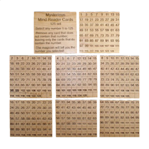 Mysterious Mind Reader Cards 1-125