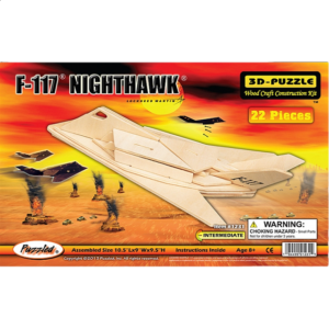 F-117 Nighthawk – 3D Wooden Puzzle