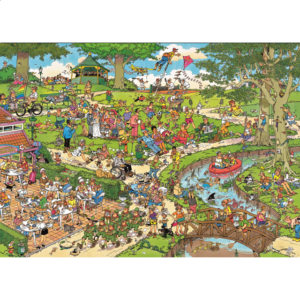 Jan van Haasteren Comic Puzzle – The Park (1000 Pieces)