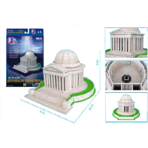Jefferson Memorial – 3D Jigsaw