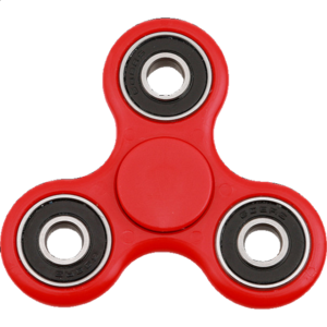 Hand Tri Spinner Anti-Stress Fidget Toy – Red