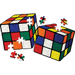 Rubik’s Cube Two Impossible Jigsaw Puzzles