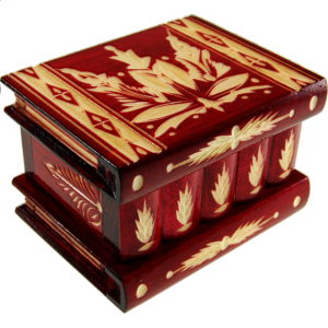 Romanian Puzzle Box – Medium – Red