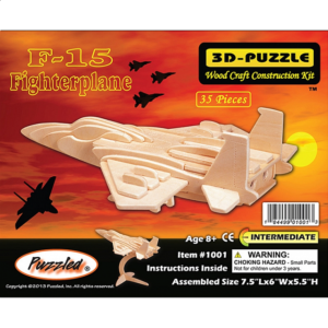 F-15 Fighterplane – 3D Wooden Puzzle