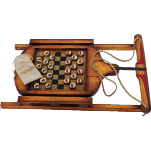 Vintage Sleigh Checkers