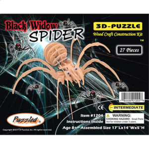Black Widow Spider – 3D Wooden Puzzle