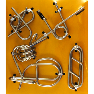 Hanayama Wire Puzzle Set – Yellow