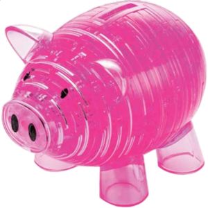 3D Crystal Puzzle Deluxe – Piggy Bank