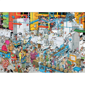 Jan van Haasteren Comic Puzzle – Candy Factory